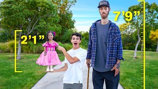 The Worlds Shortest Woman VS Tallest Man [upl. by Eimia90]