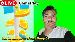 🔴LIVE Stack Ball Drop Stunt 📱 Mobile Game 🎮 Play Daey 02 [upl. by Harden]