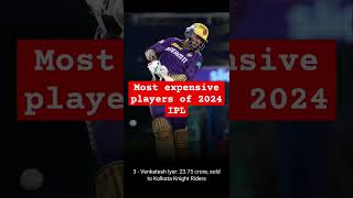 Most expensive 2024 IPL players ipl2024 ipl2024auction iplauction2024 ipl trending viralshort [upl. by Richie]