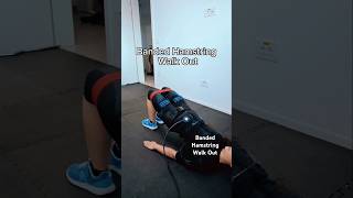 Benefits of Banded Hamstring Walk Out walkout resistanceband emstraining emsworkout posture [upl. by Eenwahs312]