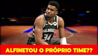 GIANNIS ANTETOKOUNPO DISPARA CONTRA O PRÓPRIO BUCKS 76ERS BATEM PACERS [upl. by Aitan]