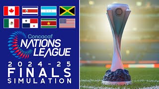 202425 Concacaf Nations League Finals • Simulation [upl. by Noired]