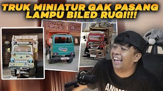 TRUK MINIATUR KALIAN WAJIB PASANG LAMPU BILED‼️  Reaction Truk Miniatur [upl. by Pontias415]