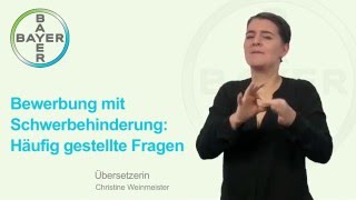 Bewerbung mit Schwerbehinderung Häufig gestellte Fragen [upl. by Aihsar]