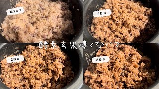 酵素玄米作り寝かせ玄米玄米効果夜ご飯 [upl. by Maite]