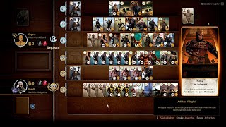 The Witcher 3 Gwent  High Score Northern Realms  590 points match  560 points round [upl. by Stargell102]