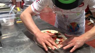 CAMPIONE DEL MONDOPIZZA NAPOLETANA STGPARMA 2015 ATTILIO ALBACHIARA [upl. by Ainorev]