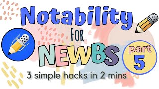 Notability 2022 Tutorial  CONVERT handwriting to TEXT with the LASSO TOOL and TEXT BOX  Beginner [upl. by Teresa]