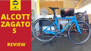 ALCOTT ZAGATO S Shimano Sora  2022 Beginner Road Bike Cycling Malaysia Basikal Sepeda Review [upl. by Carr30]