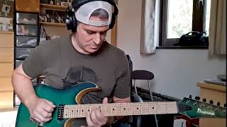 Improvised solo on Ibanez RG652AHMFX loaded with Bareknuckle SILO pickups [upl. by Cochard]