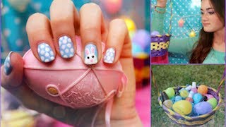 Easter Bunny Nails  My Favorite Spring Nail Polishes  CloeCouture [upl. by Rosenkranz539]