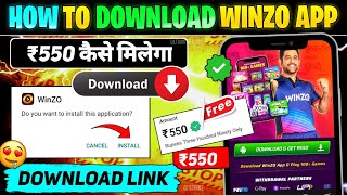 WINZO APP KAISE DOWNLOAD KAREN  HOW TO DOWNLOAD WINZO APP  WINZO APP DOWNLOAD LINK [upl. by Eignat]