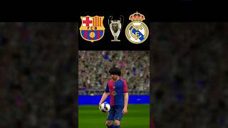 Real Madrid vs Fc Barcelona 😱💔😭 Penaltyshootout pes24 ronaldo pesmobile viral shorts [upl. by Irtimd]