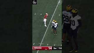 The Hoosiers down Michigan to stay UNDEFEATED [upl. by Ennoryt]