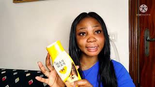 paw paw lightening cream honest review very active [upl. by Noach]