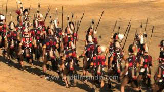 Cultural dance performed by Sangtam tribe in Nagaland [upl. by Anear]