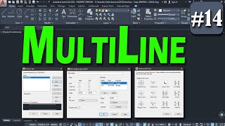 14  Multiline Multiline Style Multiline Edit in AutoCAD DEEPAK VERMA [upl. by Artur883]