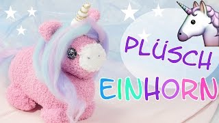 DIY Plüsch Einhorn I Einhorn Kuscheltier selber machen I Kuscheltier nähen I Unicorn Plush [upl. by Ferna]