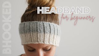 How to Knit a Headband for Absolute BEGINNERS [upl. by Llennyl977]