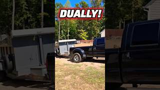 Ford F350 Dually Towing A Top Shelf Dump Trailer 🔥 f350 dumptrailer [upl. by Torp]