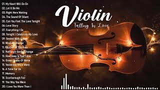 Beautiful Romantic Violin love songs Instrumental ♫ Most Old Beautiful Love Songs 70s 80s 90s [upl. by Eiluj]