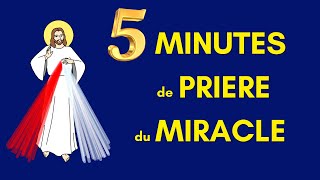 🌹✝️5 minutes Prier pour un miracle🙏🏻 [upl. by Acined]