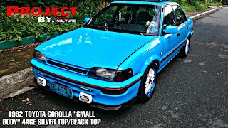 1992 Toyota Corolla quotSMALL BODYquot 4AGE Silver TopBlack Top  OtoCulture [upl. by Klinges230]