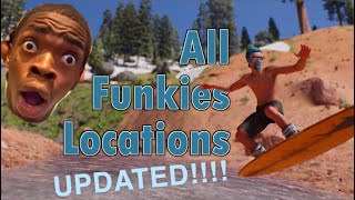 Riders Republic  All Funkies Locations UPDATED [upl. by Anihpesoj]