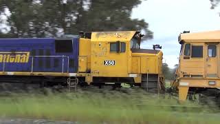 8165 X50 BL27 from Oaklands thru Balmattum Siding 7102024  1747 [upl. by Bushweller]