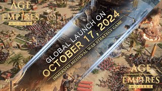 Age of Empires Mobile Global Launch 17 October  Gameplay amp PreRegistration Rewards AoE Mobile [upl. by Nah287]