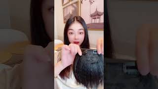 Quick and easy girls hairstyle 💙✂️ Short hair style amplong hair style shorts tutorial tiktok [upl. by Adne]