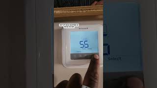 Setting minimum and maximum temperature on the thermostat hvac airconditioner thermostat money [upl. by Yetac665]