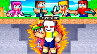 HUNTERS vs IMPOSTOR Speedrunner In Minecraft [upl. by Llib]