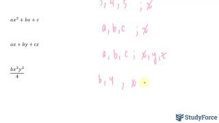 📚 How to identify constants in algebraic expressions [upl. by Sedgewake]