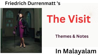 The Visit by Friedrich Durrenmatt Summary in Malayalam Themes Explained [upl. by Sitoeht]