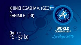 GOLD FS  57 kg V KHINCHEGASHV GEO df H RAHIMI IRI 54 [upl. by Ynobe]