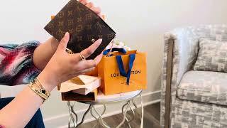 LV Unboxing  Victorine Wallet  Spell On You Perfume [upl. by Colan]