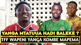 MCHOME MAPOVU APAGWA BALEKE KUSAJILIWA YANGATFF WAPENI YANGA KOMBE LAO MAPEMAUSAJILI HUU SI WETU [upl. by Idelle]