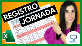 ✅ Plantilla automatizada REGISTRO de JORNADA LABORAL en Excel [upl. by Aerdnua]