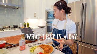 Homebody in New York  What I Eat in a Day easy meals food Ive been craving fitness journey [upl. by Maurer]