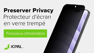 Comment installer votre protecteur décran en verre trempé Preserver Privacy pour iPhone 15 [upl. by Armillas]