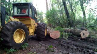 cat 525b skidder [upl. by Mohammad]