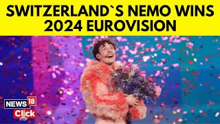 Switzerlands Nemo Wins 2024 Eurovision Song Contest Becomes First Nonbinary Winner  G18V [upl. by Milburt547]