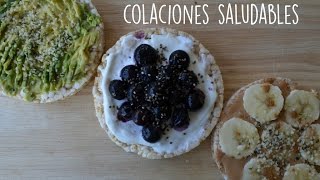 Colaciones SALUDABLES [upl. by Boggers]