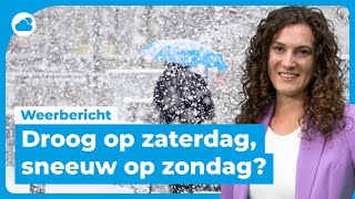 Weekend weerbericht gaat het weer sneeuwen ☃️ [upl. by Acissev]