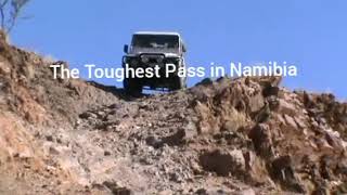 Van Zyls Pass  the toughest 4x4 track in Namibia Koakoland [upl. by Flori]