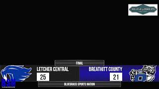 High School Football  Breathitt County Bobcats vs Letcher Central Cougars 09222023 [upl. by Okemak]