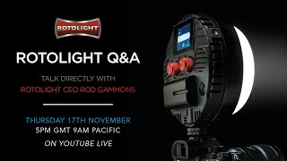 Rotolight QampA with CEO Rod Gammons on the NEO 3 and AEOS 2 PRO [upl. by Ynes407]