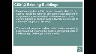 2018 IECC for Existing Buildings  SEDAC Webinar  05222019 [upl. by Ard]