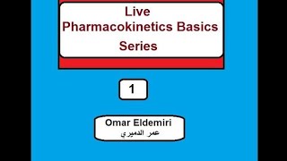 1 Live zero first orders Semilog paper AUC trapezoidal pharmacokinetics حركية الدواء [upl. by Riatsala19]